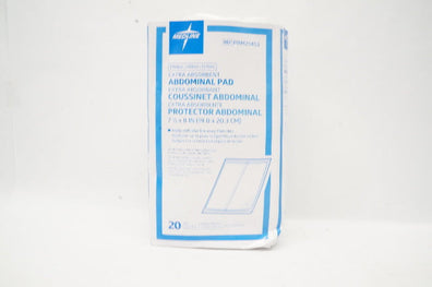 Medline PRM21453 Extra Absorbent Abdominal Pad 7-1/2 x 8inch - Box of 15